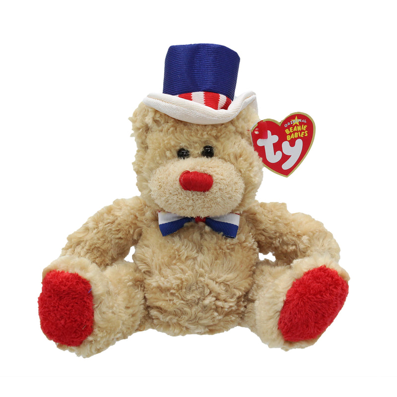 Ty Beanie Baby: Independence the Red Bear 