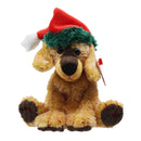 Ty Beanie Baby: Jinglepup the Dog - Green Hat - White Tail
