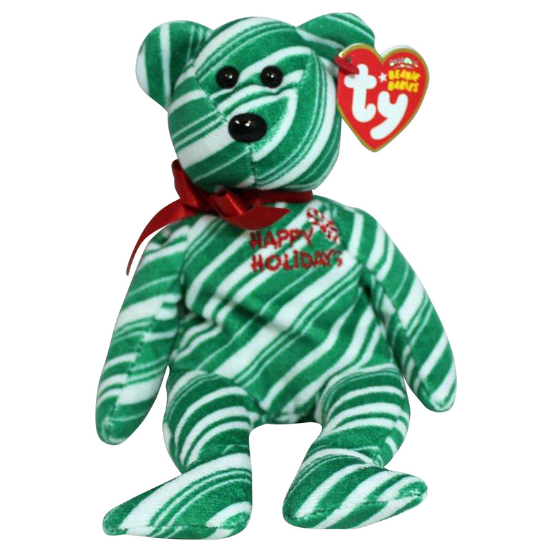 Ty Beanie Baby: 2007 Holiday Teddy the Green Bear