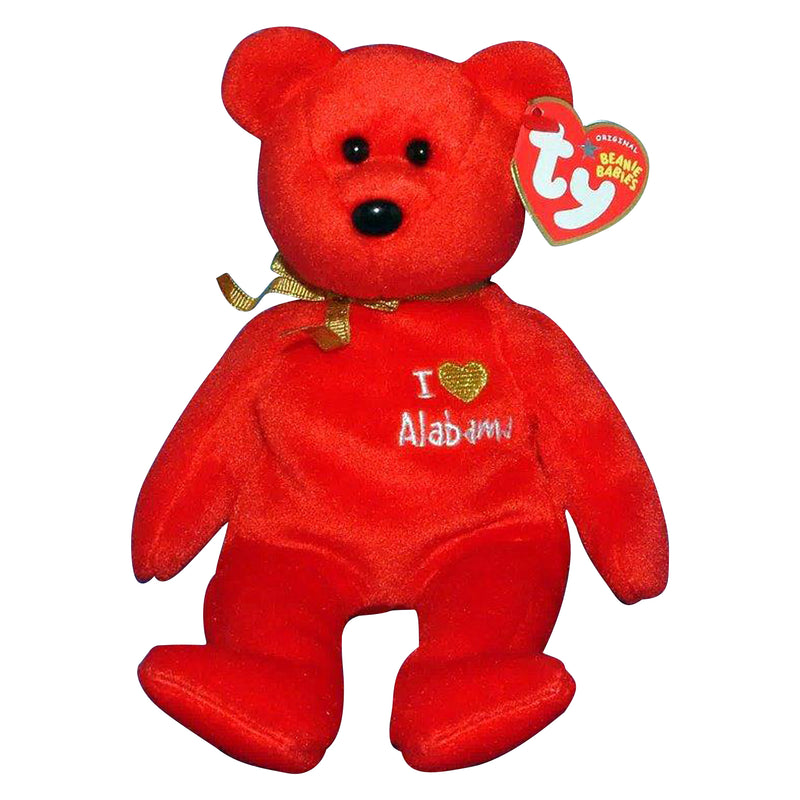 Ty Beanie Baby: I Love Alabama the Bear
