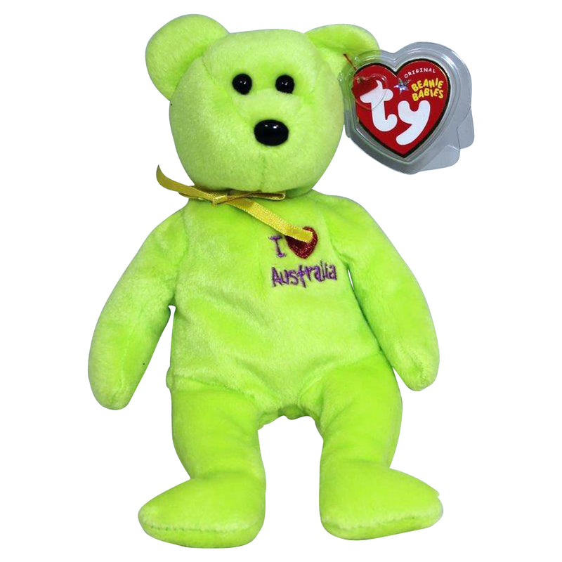 Ty Beanie Baby: I Love Australia the Bear -  Australia Exclusive