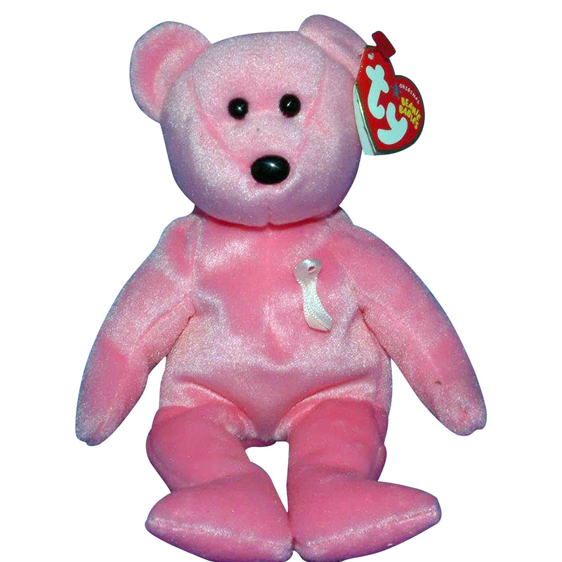 Ty Beanie Baby: Aware the Bear - Breast Cancer Awareness