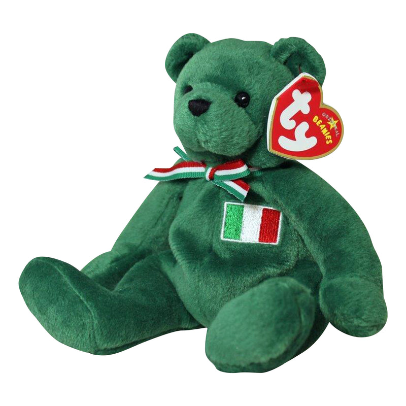 Ty Beanie Baby: Basilico the Bear - European Exclusive