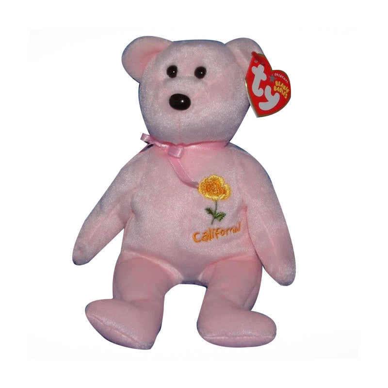 Ty Beanie Baby: California Poppy the Bear