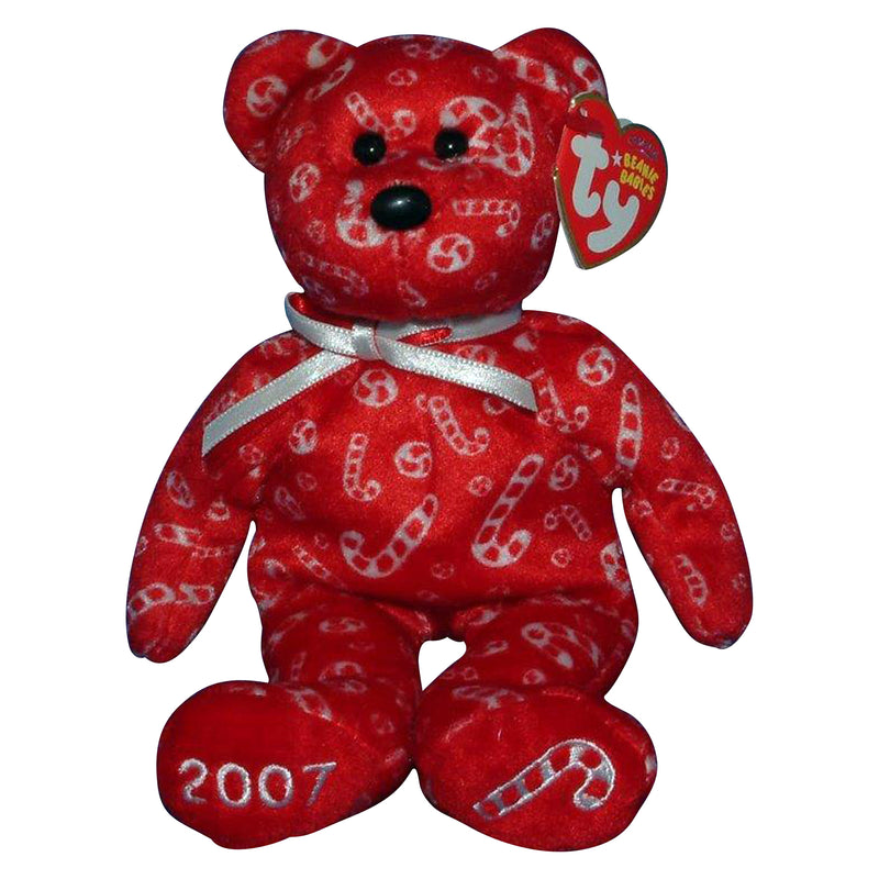 Ty Beanie Baby: Candy Canes Red - Hallmark Gold Crown Exclusive
