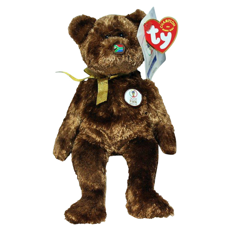 Ty Beanie Baby: Champion South Africa FIFA World Cup Bear