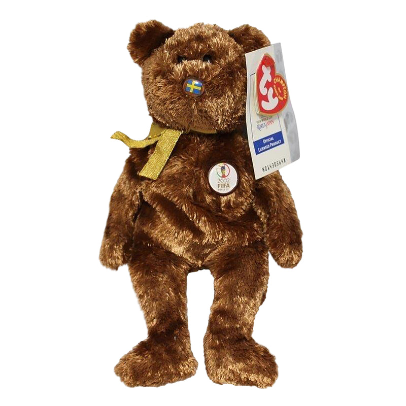 Ty Beanie Baby: Champion Sweden FIFA World Cup Bear