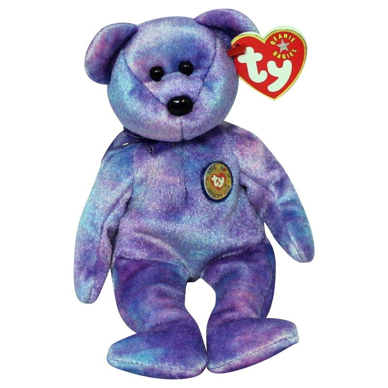 Ty Beanie Baby: Clubby 4 the Bear BBOC (Various Buttons)