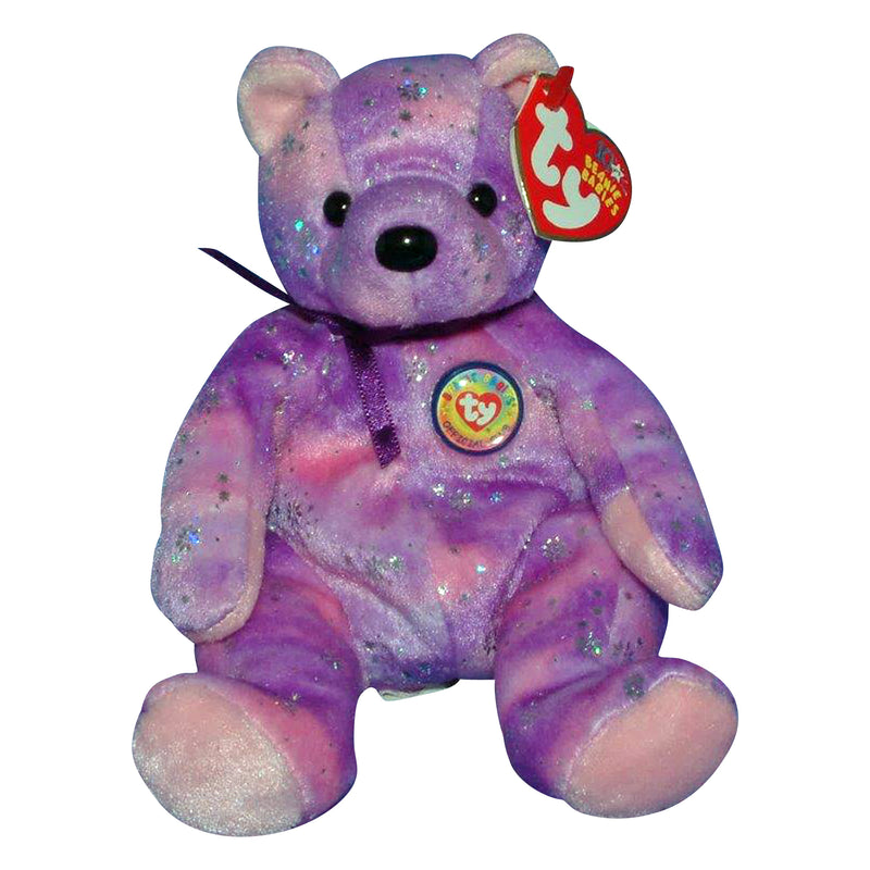 Ty Beanie Baby: Clubby 6 the Purple Bear BBOC