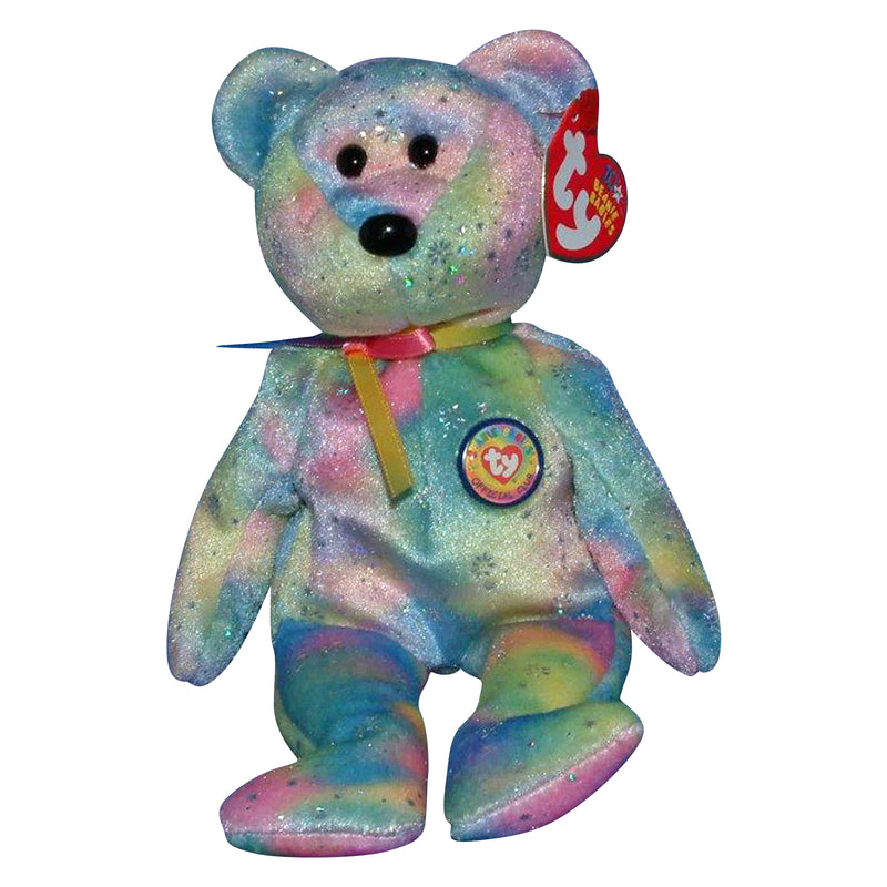 Ty Beanie Baby: Clubby 6 the Rainbow Bear BBOC