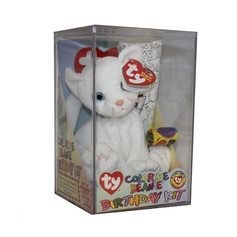 Ty Beanie Baby: Color me Beanie - Birthday Cat Kit