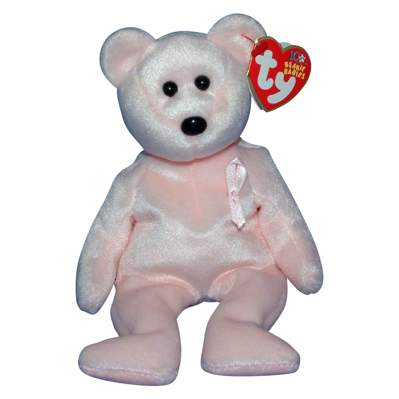 Ty Beanie Baby: Cure the Bear - Breast Cancer Awareness