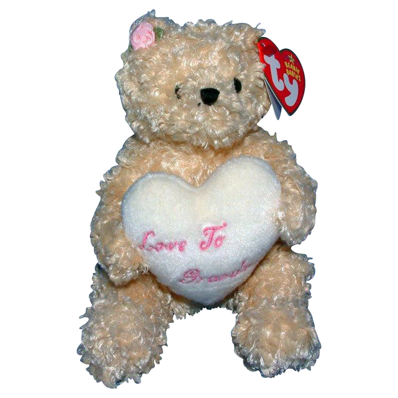 Ty Beanie Baby: Dear Heart the Bear