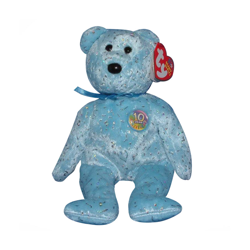 Ty Beanie Baby: Decade the Light Blue Bear