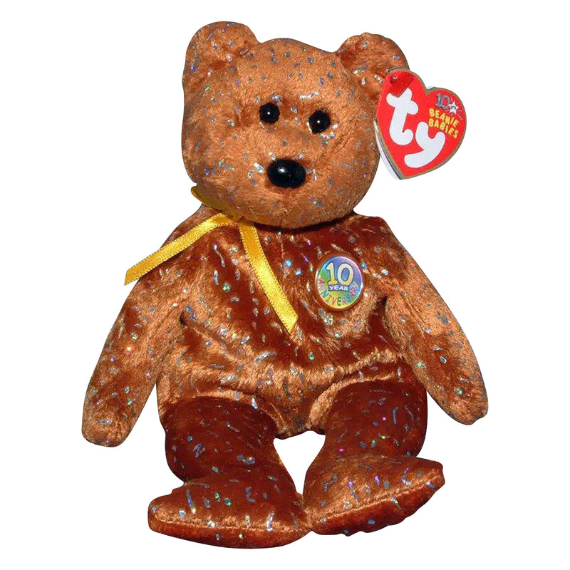Ty Beanie Baby: Decade the Brown Bear