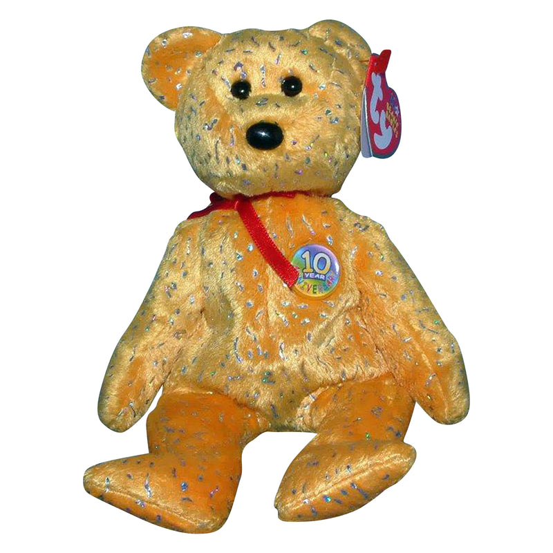 Ty Beanie Baby: Decade the Gold Bear
