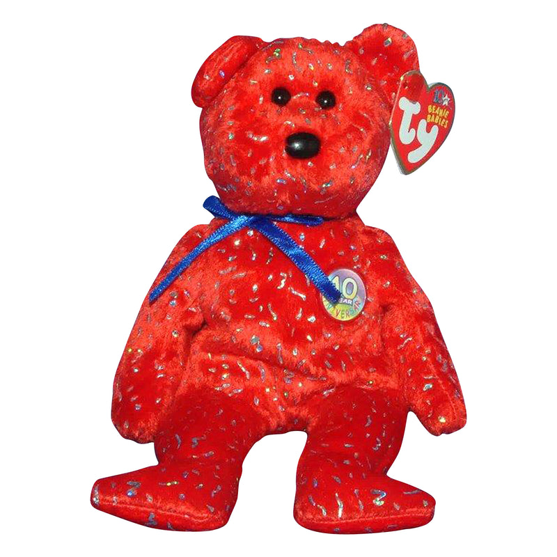 Ty Beanie Baby: Decade the Red Bear