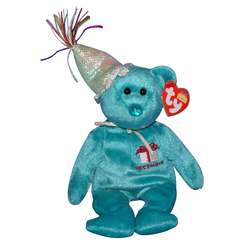 Ty Beanie Baby: December the Bear with Hat