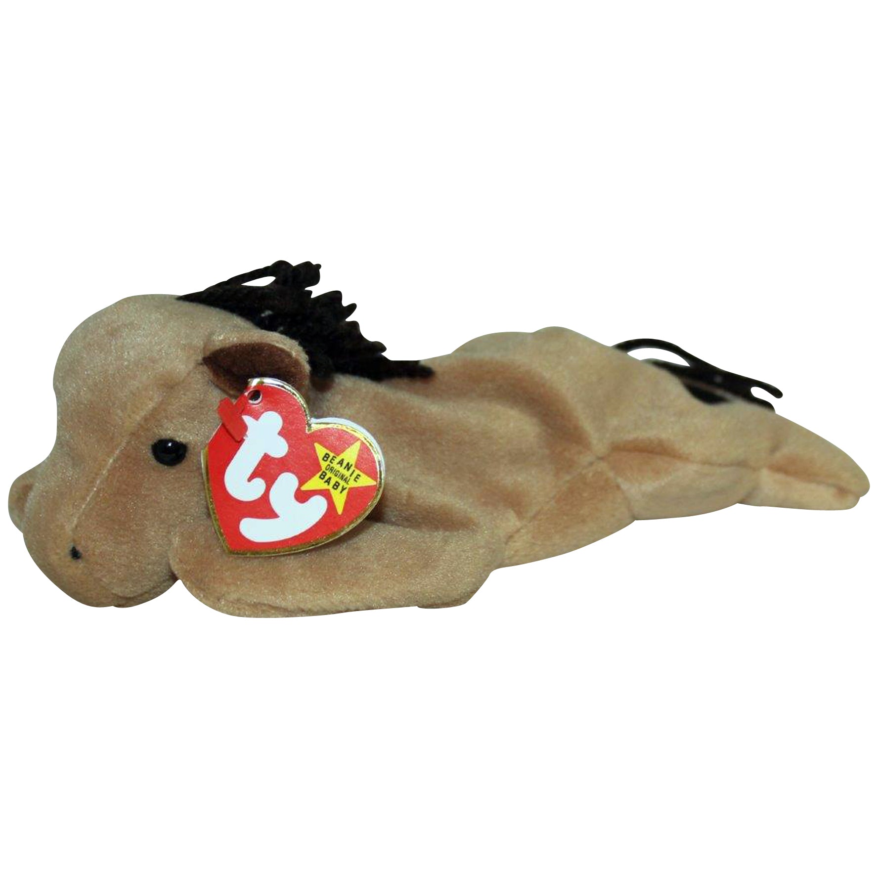 Ty Beanie Baby: Derby the Horse - No Star & Coarse Mane