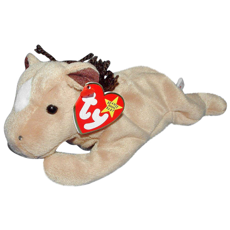 Ty Beanie Baby: Derby the Horse (star, coarse mane)