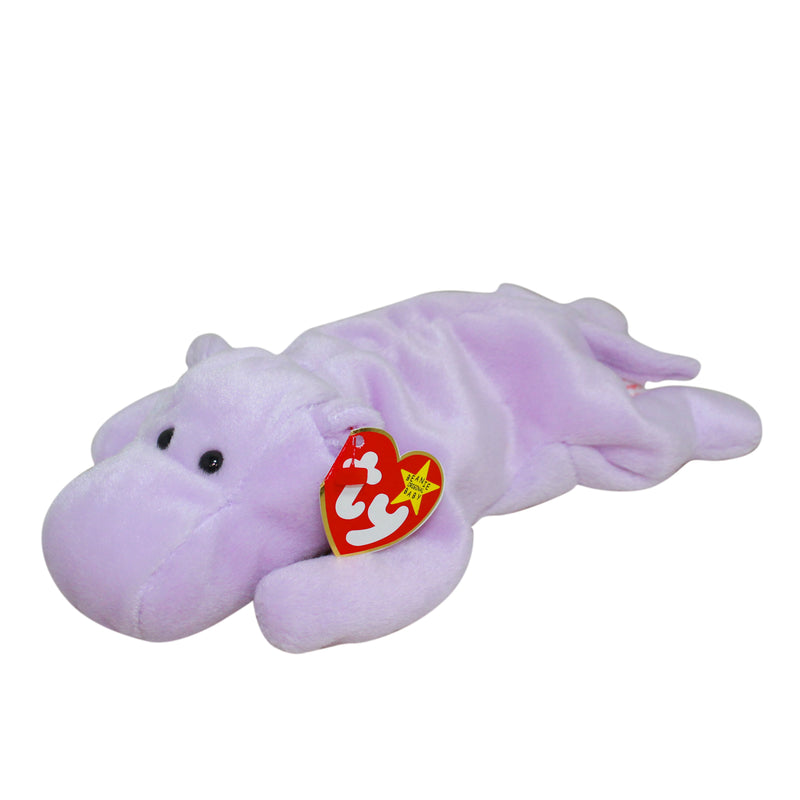 Ty Beanie Baby: Happy the Lavender Hippopotamus