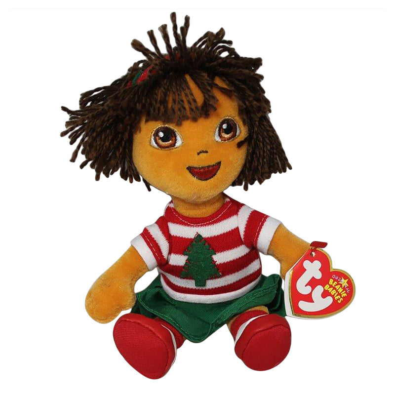 Ty Beanie Baby: Dora the Explorer - Merry Christmas