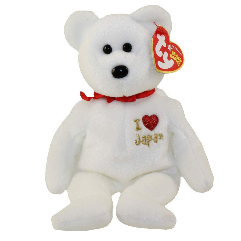 Ty Beanie Baby: I Love Japan the Bear - Japan Exclusive