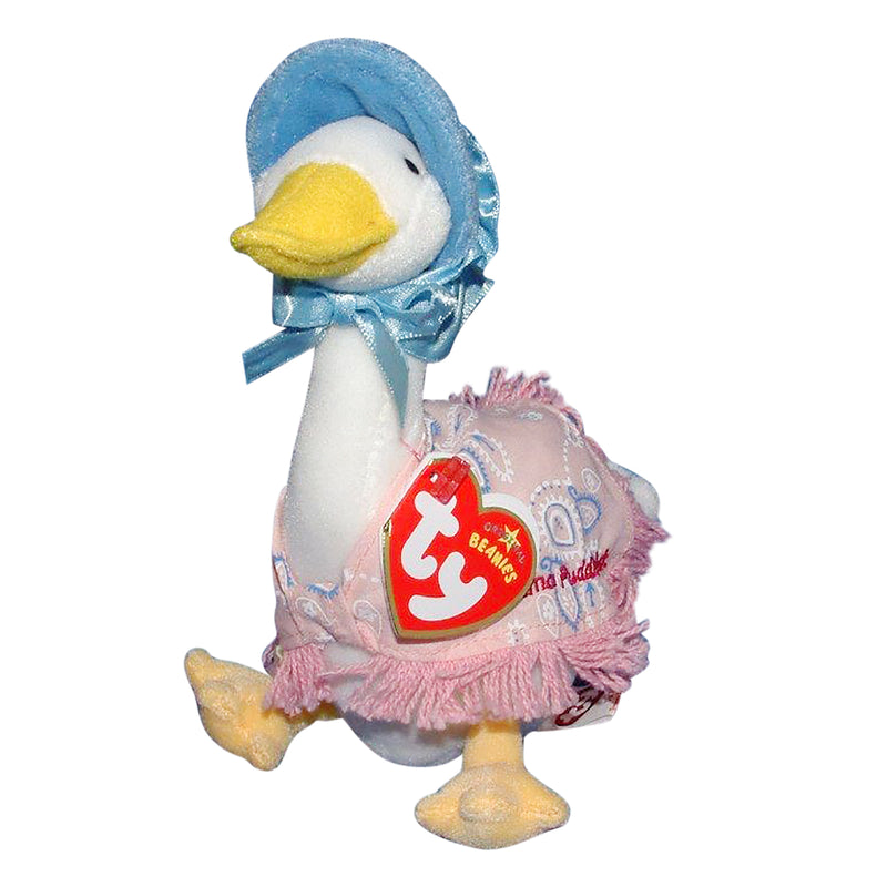 Ty Beanie Baby: The Tale of Jemima Puddle-duck the Duck - Pink Letters