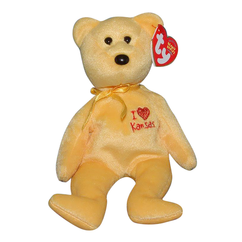 Ty Beanie Baby: I Love Kansas the Bear