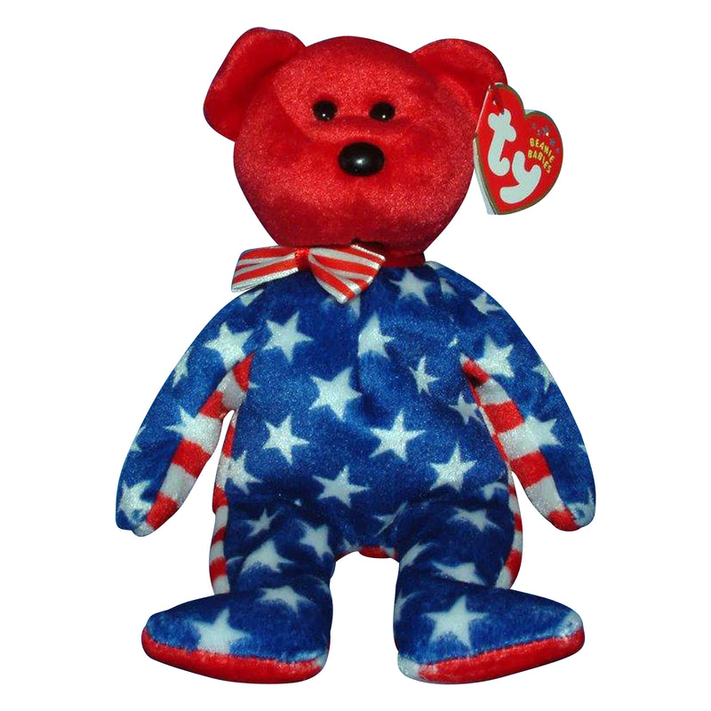 Ty Beanie Baby: Liberty the Bear - Red