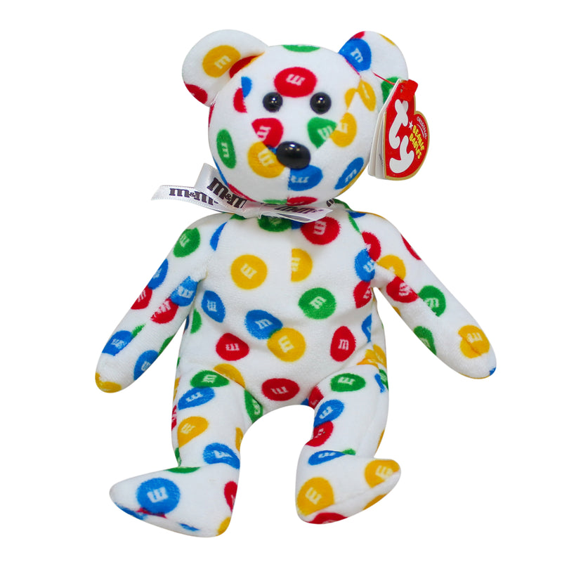 Ty Beanie Baby: M&M's the Teddy Bear - Multicolored