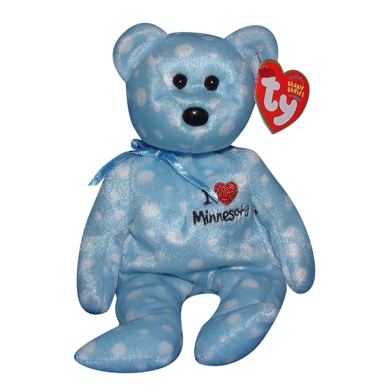 Ty Beanie Baby: I Love Minnesota the Bear