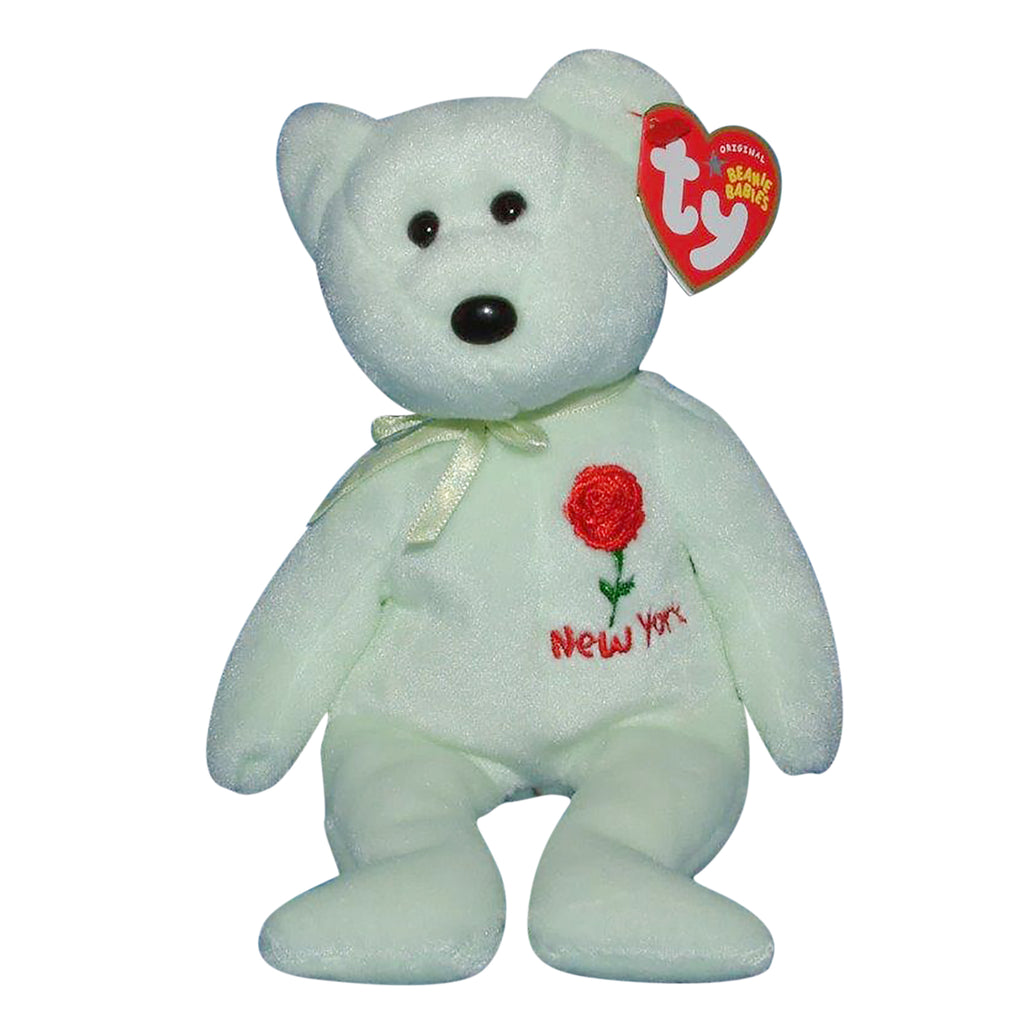 Ty Beanie Baby: New York Rose the Bear