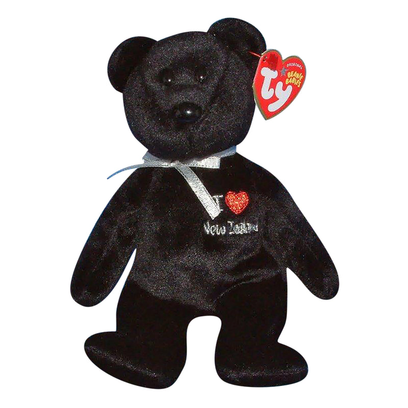 Ty Beanie Baby: I Love New Zealand the Bear - New Zealand exclusive