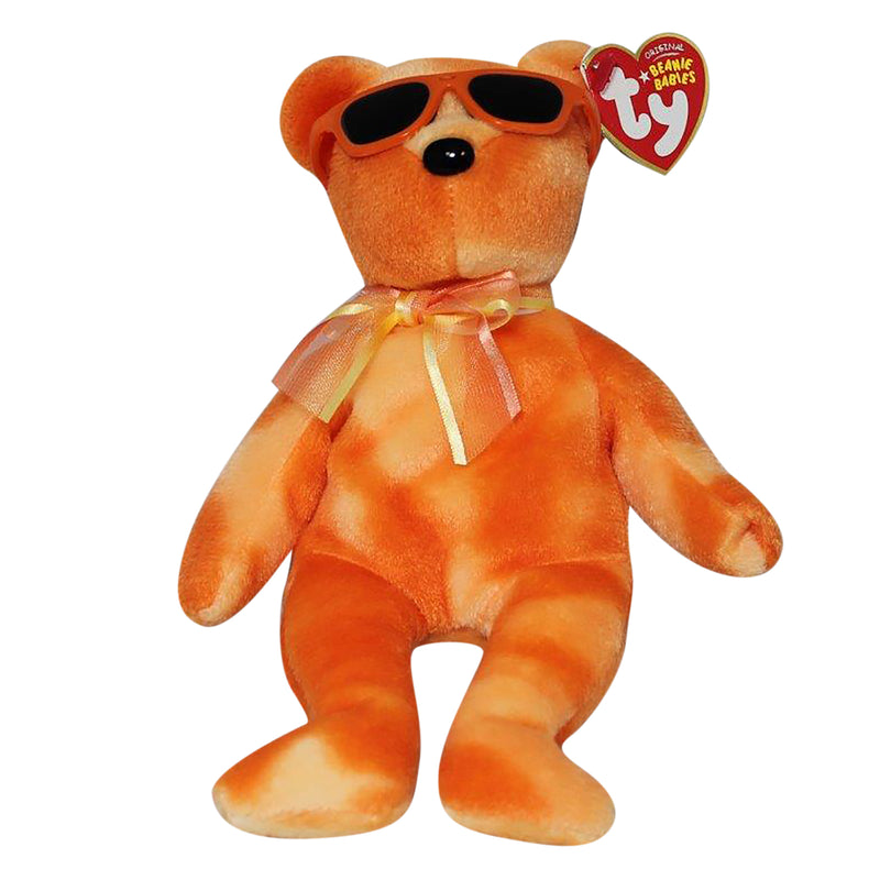 Ty Beanie Baby: Orange Ice the Bear - Trade Show Exclusive