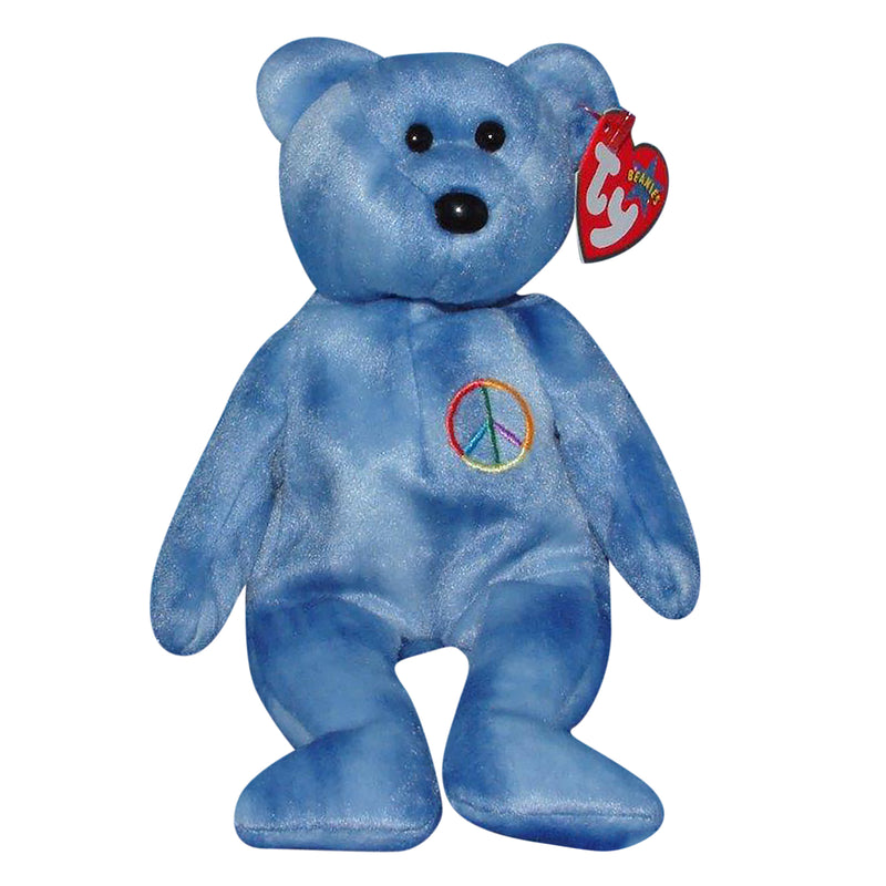 Ty Beanie Baby: Peace Symbol Bear the Bear