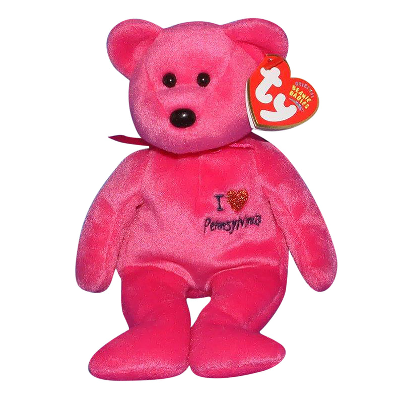 Ty Beanie Baby: I Love Pennsylvania the Bear