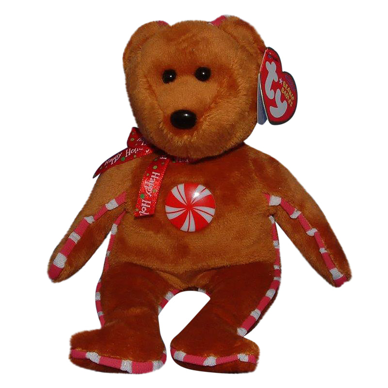 Ty Beanie Baby: Peppermint Red the Bear