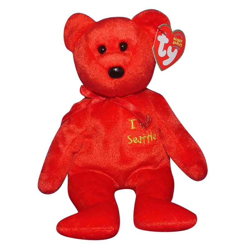 Ty Beanie Baby: I Love Seattle the Bear