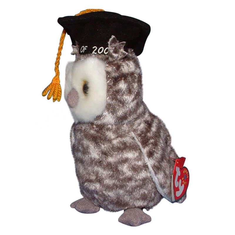Ty Beanie Baby: Smart the Owl - Graduation 2001