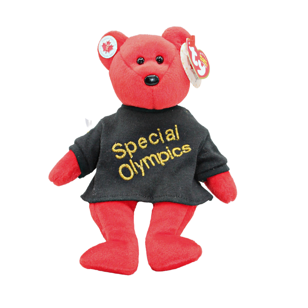 Ty Beanie Baby: Canada the Bear | Special Olympics | Black