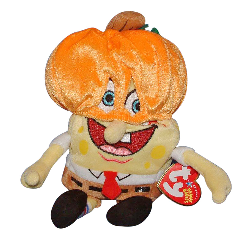Ty Beanie Baby: Spongebob Pumpkinmask