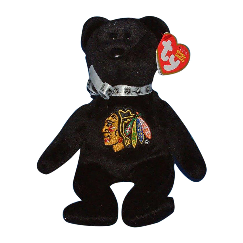 Ty Beanie Baby: Stanley the Bear - Black