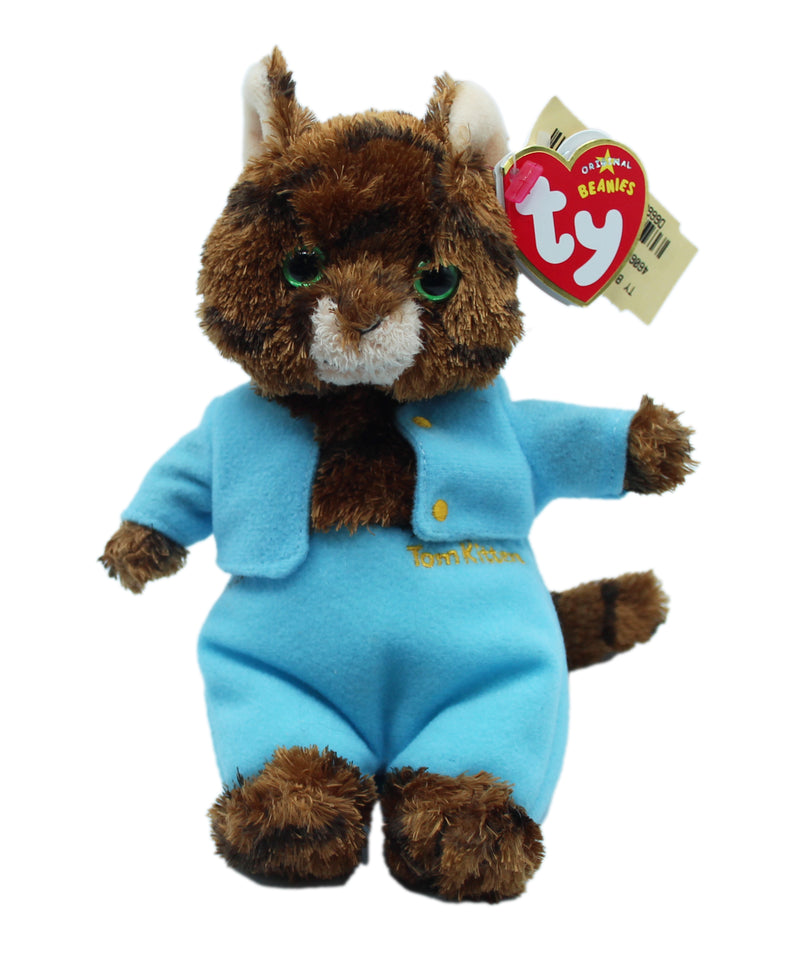 Ty Beanie Baby: The Tale of Tom Kitten - Gold Letters