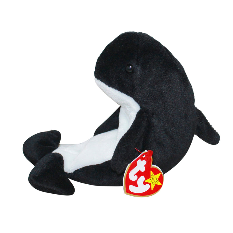 Ty Beanie Baby: Waves the Whale - With Echo Tag