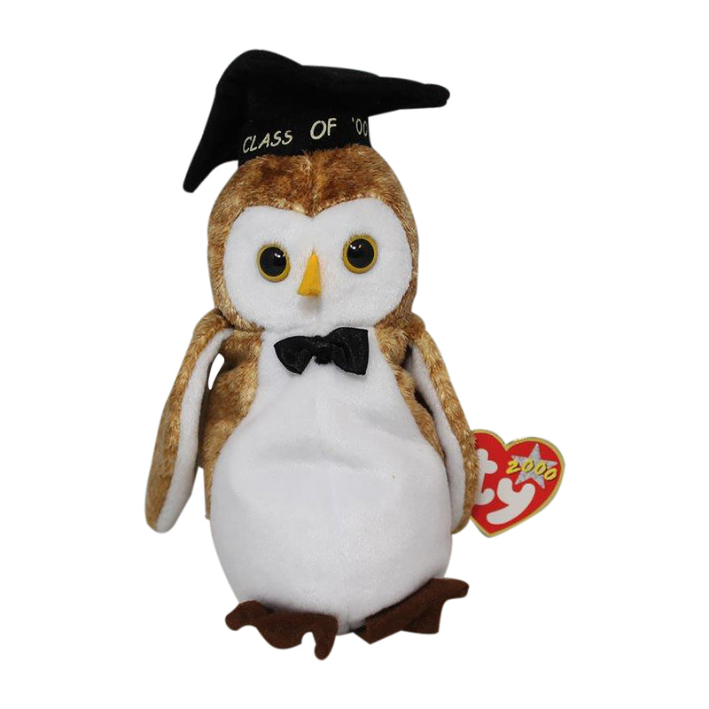 Ty Beanie Baby: Wisest the Owl - Graduation 2000