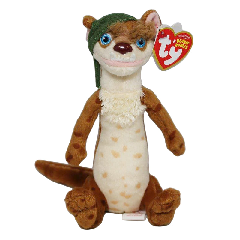 Ty Beanie Baby: Buck the Weasel - Ice Age