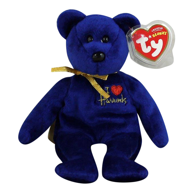 Ty Beanie Baby: Omnia the Bear - Red Heart
