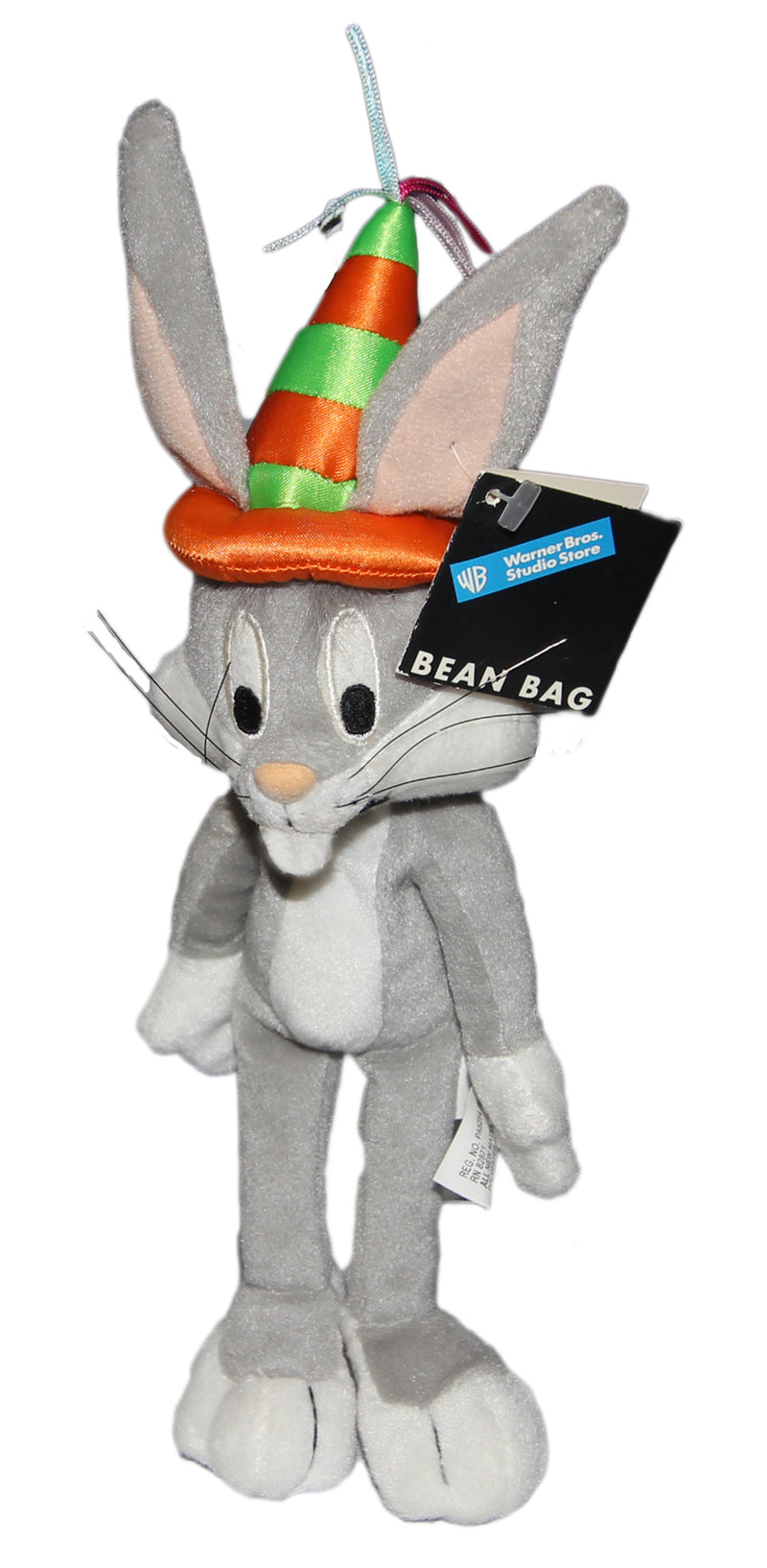 Warner Bros. Plush: Bugs Bunny in a Birthday Hat