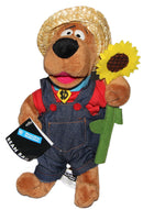 Warner Bros. Plush: Farmer Scooby-Doo with Sunflower